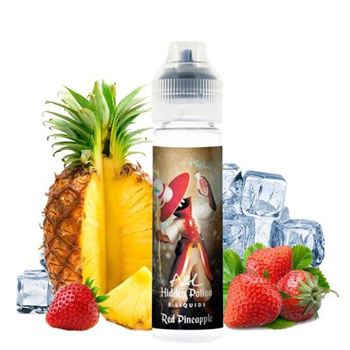 RED PINEAPPLE - Hidden Potion by A&L - 50 ML + 10 ml Nicokit Gratis