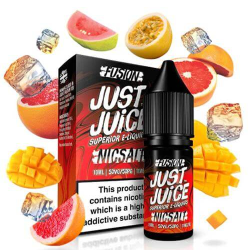 Fusion Blood Orange Mango On Ice - JUST JUICE SALT 10 ml - 5 mg- 11 mg y 20 mg - Líquido con SALES DE NICOTINA 