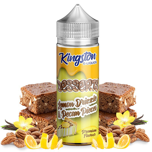 Lemon Drizzle & Pecan Pieces - Kingston E-liquids 100ml + Nicokits Gratis
