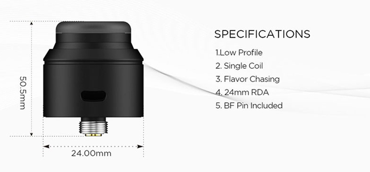 Alexa S24 RDA 24mm - Augvape X Inhale