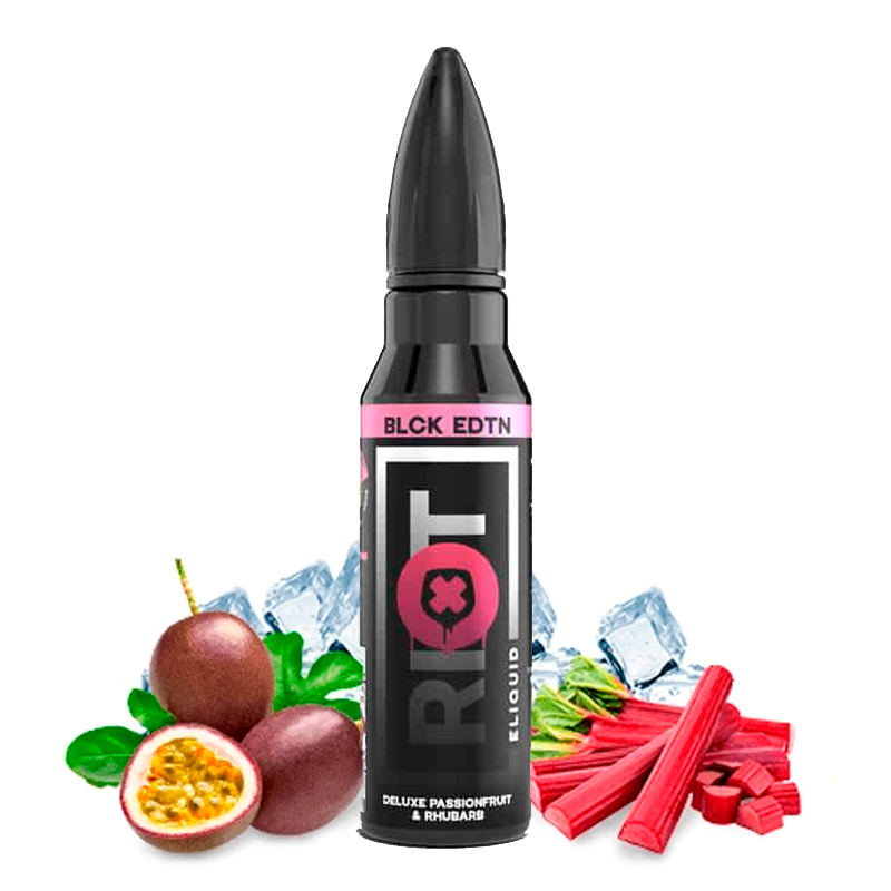 Riot Squad Deluxe Passionfruit Rhubarb 50ml+ Nicokits Gratis