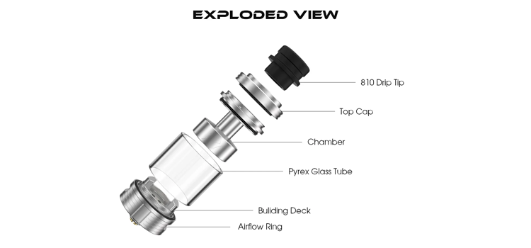 Eclipse RTA 25mm (Dual Coil) - Yachtvape x Mike Vapes