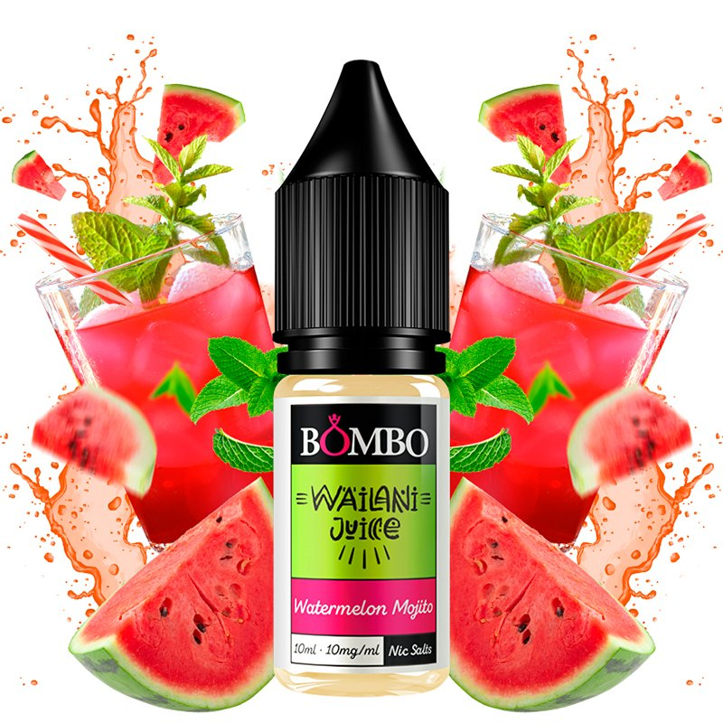 Watermelon Mojito 10ml - Wailani Juice Nic Salts by Bombo