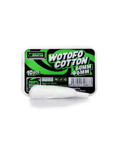 Algodón Orgánico de 6mm - Wotofo - 10 Uds