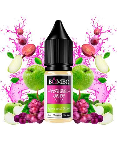 Apple and Grape 10ml - Wailani Juice Nic Salts by Bombo