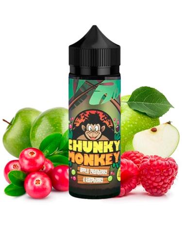 Apple Cranberry Raspberry 100ml + Nicokits - Chunky Monkey