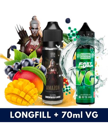 Aroma Amazon 12.5ml (Longfill) Tribal Force + VG FAST 70ML