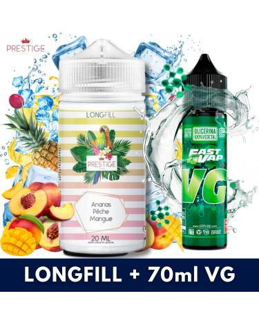 Aroma Ananas Peche Mangue 20ml (Longfill) - Prestige + VG FAST 70ML