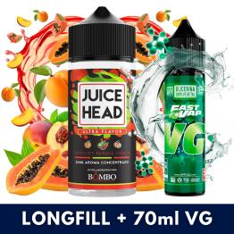 Aroma Apricot Papaya 24ml (Longfill) + VG FAST 70ML - Juice Head & Bombo