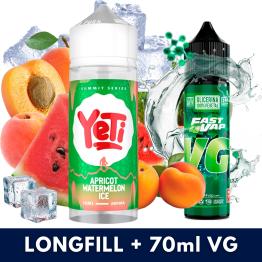 Aroma Apricot Watermelon Ice 10ml/120 (Longfill) Yeti + VG FAST 70ML