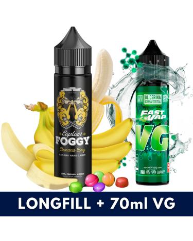 Aroma Banana Bay 10ml/60 (Longfill) Captain Foggy + VG FAST 70ML