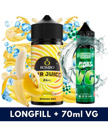 Aroma Banana Max 24ml (Longfill) - Bombo Bar Juice + VG FAST 70ML