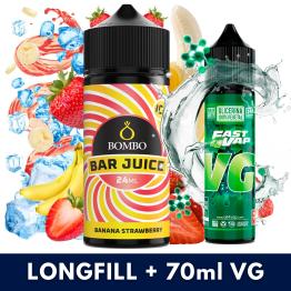 Aroma Banana Strawberry Ice 24ml (Longfill) - Bombo Bar Juice + VG FAST 70ML