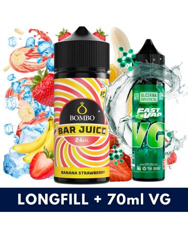 Aroma Banana Strawberry Ice 24ml (Longfill) - Bombo Bar Juice + VG FAST 70ML