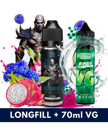 Aroma Barbarian 12.5ml (Longfill) Tribal Force + VG FAST 70ML