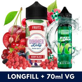 Aroma Berry Blast 30ml (Longfill) Dinner Lady + VG FAST 70ML