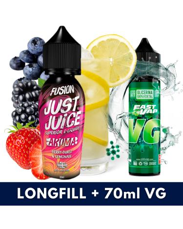 Aroma Berry Burst and Lemonade Just Juice 20ml (Longfill) + VG FAST 70ML