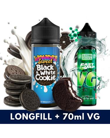 Aroma Black And White Cookie 30ml/120 (Longfill) Vapemoniadas + VG FAST 70ML