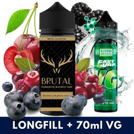 Aroma Blackberry Blueberry Cherry 24ml/120 (Longfill) Blackout + VG FAST 70ML