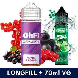 Aroma Blackcurrant 40ml/120 (Longfill) OhF! + VG FAST 70ML