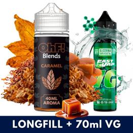 Aroma Blends Caramel 40ml/120 (Longfill) OhF! + VG FAST 70ML