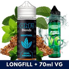 Aroma Blends Menthol 40ml/120 (Longfill) OhF! + VG FAST 70ML