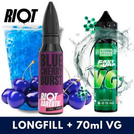 Aroma Bluecherry Burst 10ml (Longfill) - Riot Bar EDTN + VG FAST 70ML