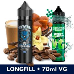 Aroma Caramell Owl 10ml (Longfill) Snowowl + VG FAST 70ML