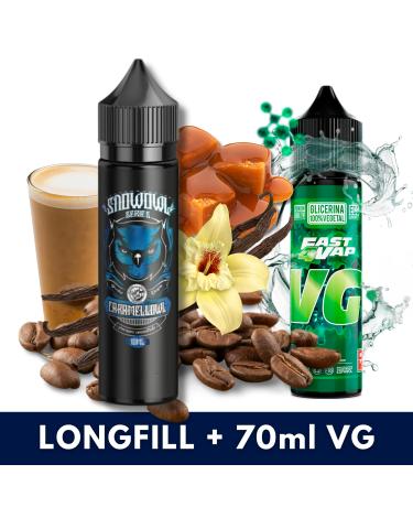 Aroma Caramell Owl 10ml (Longfill) Snowowl + VG FAST 70ML