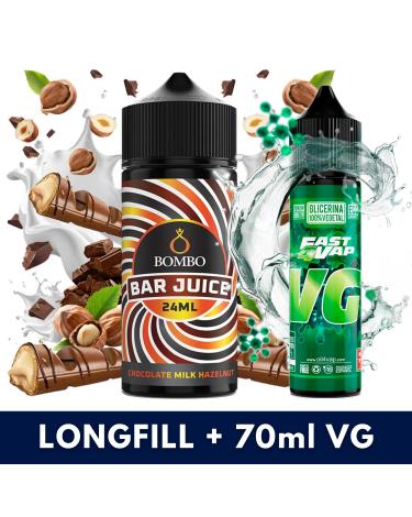 Aroma Chocolate Milk Hazelnut 24ml (Longfill) - Bombo Bar Juice + VG FAST 70ML