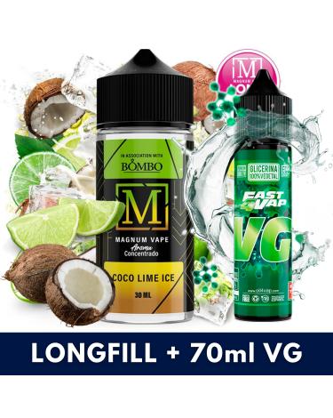 Aroma Coco Lime Ice 30ml/120 (Longfill) Magnum Vape + VG FAST 70ML