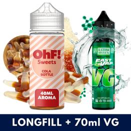 Aroma Cola Bottles 40ml/120 (Longfill) OhF! + VG FAST 70ML