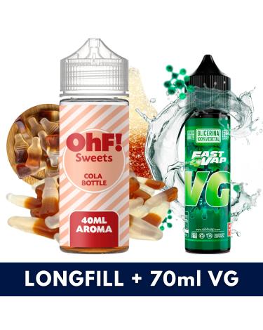 Aroma Cola Bottles 40ml/120 (Longfill) OhF! + VG FAST 70ML