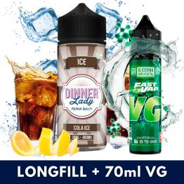 Aroma Cola ICE 30ml (Longfill) Dinner Lady + VG FAST 70ML