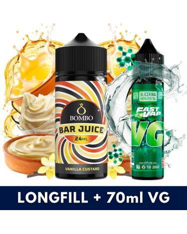 Aroma Vanilla Custard 24ml (Longfill) - Bombo Bar Juice + VG FAST 70ML