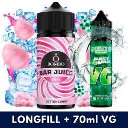 Aroma Cotton Candy Ice 24ml (Longfill) - Bombo Bar Juice + VG FAST 70ML