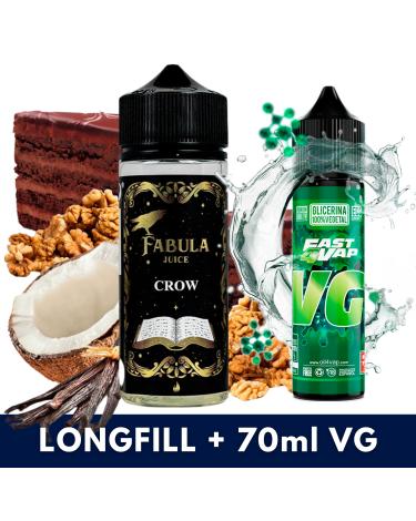 Aroma Crow 40ml/120 (Longfill) Fabula Juice + VG FAST 70ML