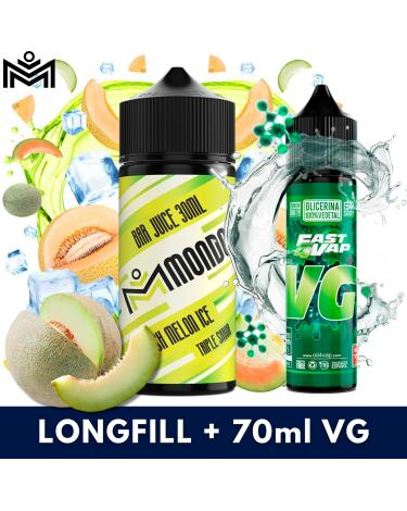 Aroma Crush Melon Ice 30ml (Longfill) Mondo + VG FAST 70ML