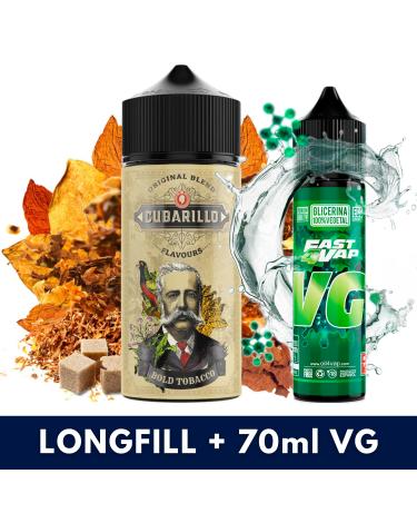 Aroma Bold Tobacco 10ml (Longfill) Cubarillo  + VG FAST 70ML