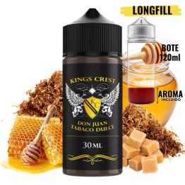 Aroma Don Juan Tabaco Dulce 30ml (Longfill) - Kings Crest