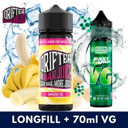 Aroma Drifter Bar Banana Ice 24ml (Longfill) + VG FAST 70ML