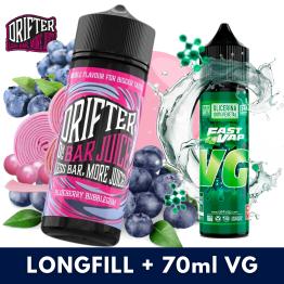 Aroma Drifter Bar Blueberry Bubblegum 24ml (Longfill) + VG FAST 70ML