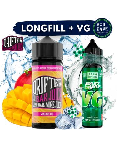 Aroma Drifter Bar Mango Ice 24ml (Longfill) + VG FAST 70ML