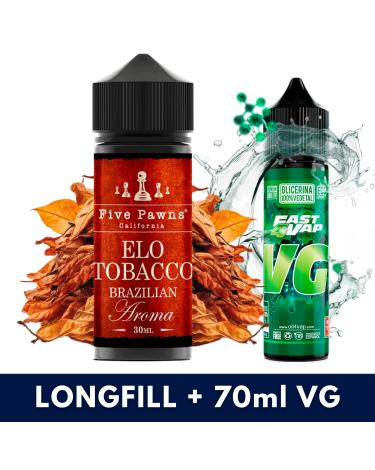 Aroma Elo Tobacco 30ml (Longfill) Five Pawns + VG FAST 70ML