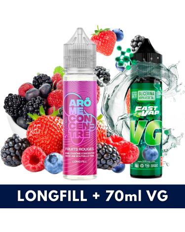 Aroma Fruits Rouges 20ml/70 (Longfill) Liquideo + VG FAST 70ML