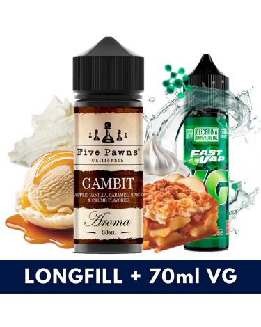 Aroma Gambit 30ml (Longfill) Five Pawns + VG FAST 70ML