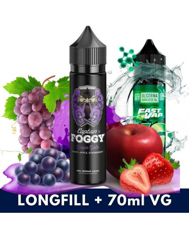 Aroma Grape Gale 10ml/60 (Longfill) Captain Foggy + VG FAST 70ML