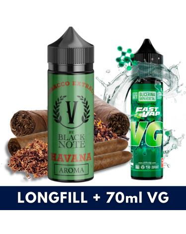 Aroma Havana 10ml (Longfill) V by Black Note + VG FAST 70ML