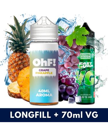 Aroma Ice Grape Pineapple 40ml/120 (Longfill) OhF! + VG FAST 70ML