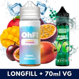 Aroma Ice Mango Passion 40ml/120 (Longfill) OhF! + VG FAST 70ML